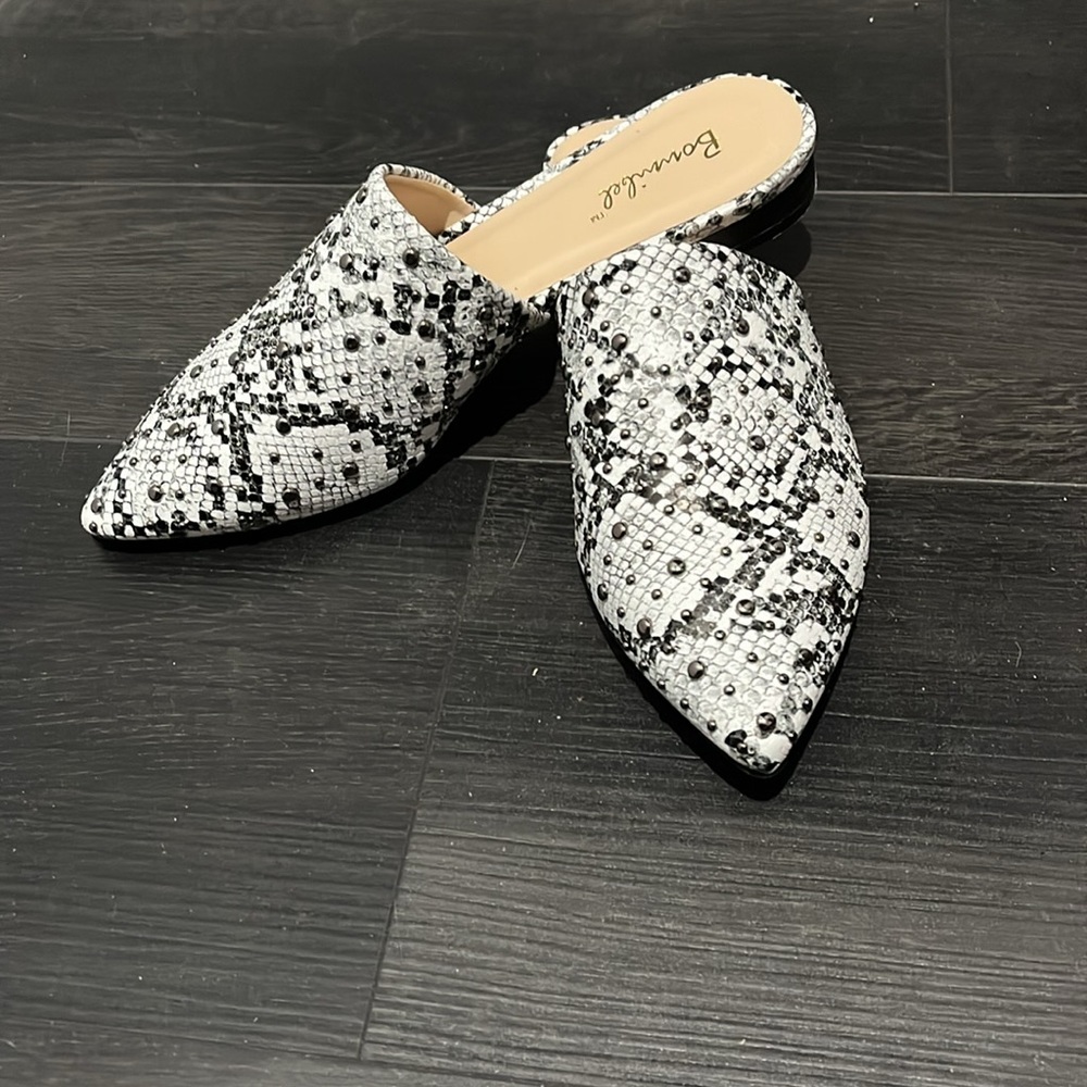 Snake print mules - Picture 2 of 3